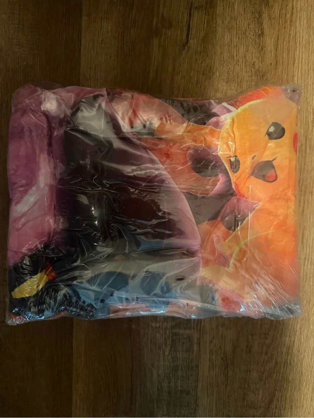 Pokemon Sealed Blanket Mewtwo Pikachu Gengar Plush Throw Blanket